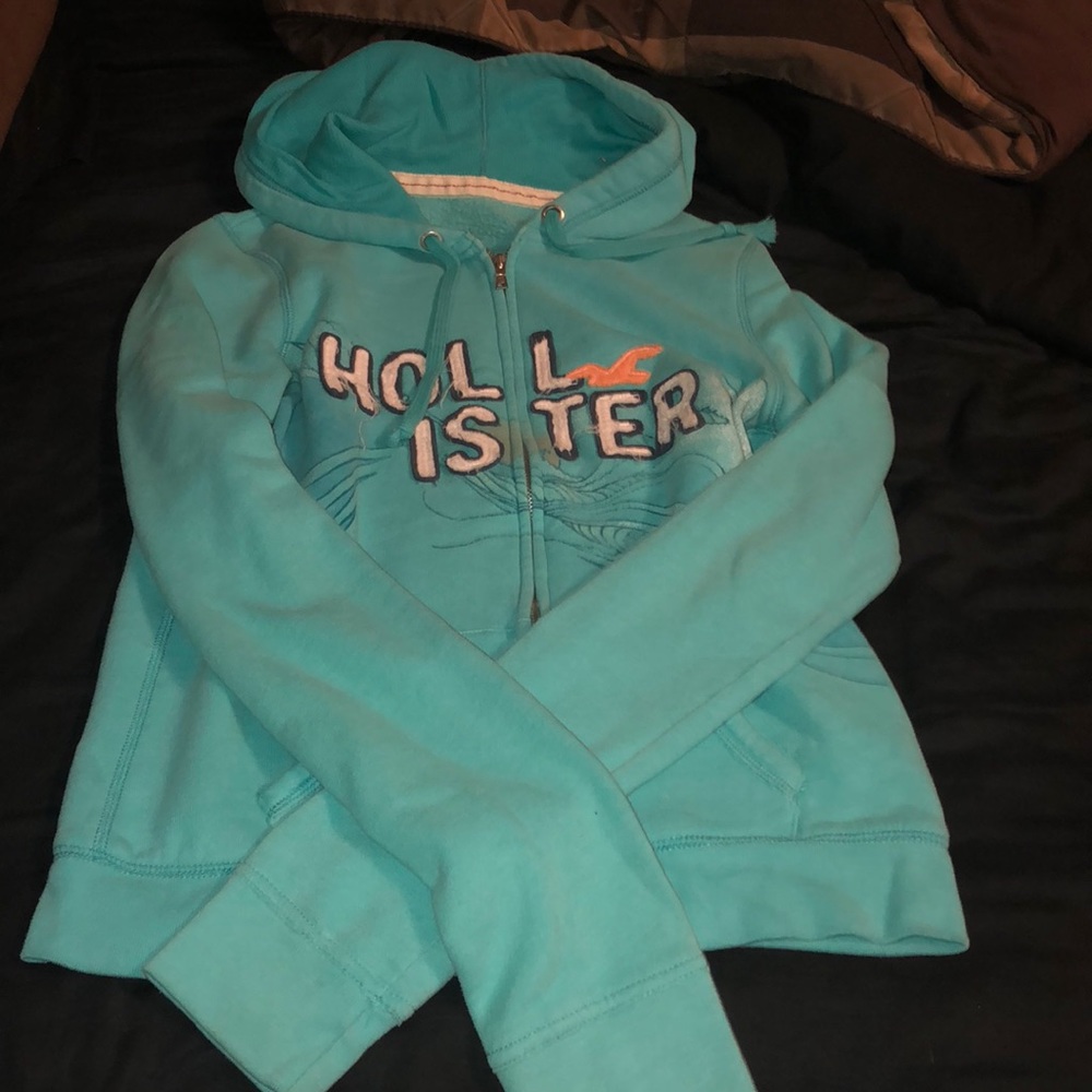 Hollister zip up hoodie